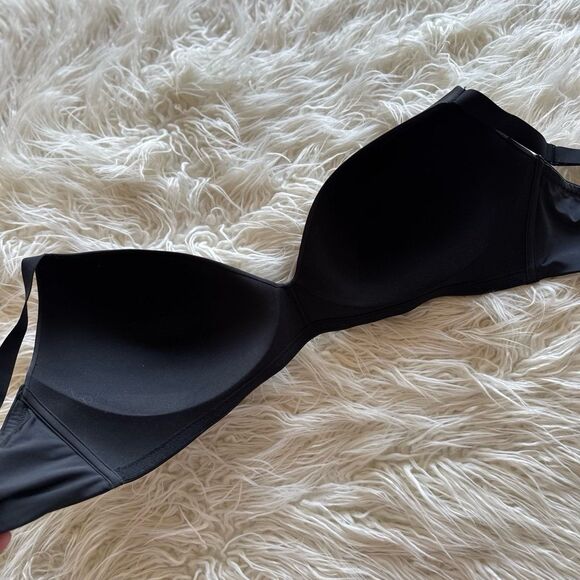 Skims Wireless Form T-shirt Bra Onyx Size 44DD - Picture 10 of 11